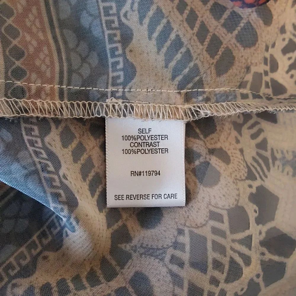 Unity World Wear Tunic/Top Sz L Lightweight - Picture 7 of 9